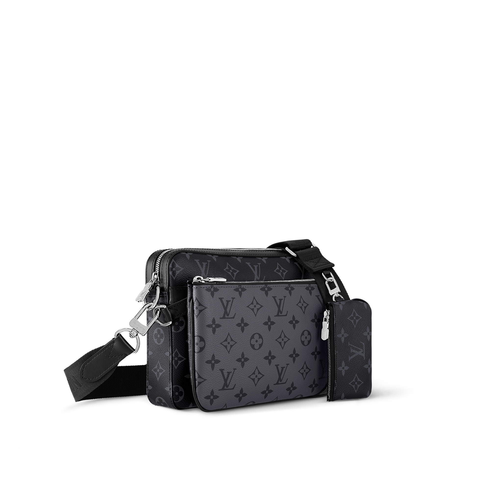 Trio 郵差包Monogram Eclipse 帆布- 精品皮件系列- M69443